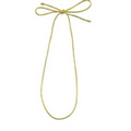 6" Gold Stretch Loop Ribbon & Bow
